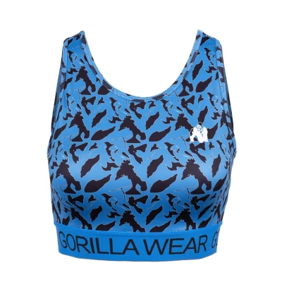 Abbildung von Gorilla Wear Osseo CROP Top, Damen, Größe: Large, Blue