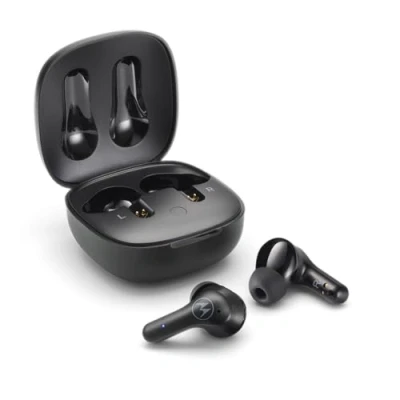 Abbildung von Motorola Moto Buds 135 Kopfhörer Kabellos Bluetooth Kabellose mit 5.2 Wasserbeständige In Ear Ohrhörer Earbuds bis zu 18 Stunden Wiedergabezeit Schwarz
