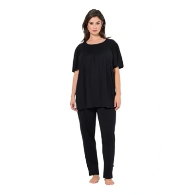 Abbildung von Ulla Popken SET Nachtwäsche Set, Damen, Größe: 54/56, Black