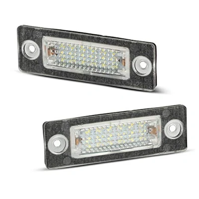 Abbildung von LLCTOOLS Kennzeichenbeleuchtung kompatibel mit Superb Octavia Caddy T5 Transporter LED Kennzeichen Beleuchtung Nummernschildbeleuchtung