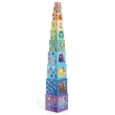 Abbildung von Djeco Blockspielzeug für Kinder, Größe: One Size, Multi coloured