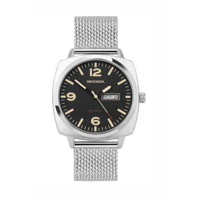 Abbildung von Sekonda Airborne Analogue TV CASE Uhr, Herren, Größe: One Size, Black