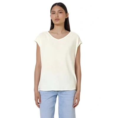 Abbildung von Street One Studio Damen F345747 Blusenshirt mit Spitze, Off White, 38