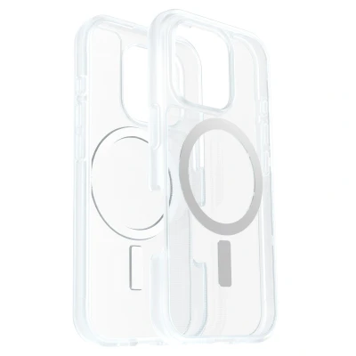 Abbildung von Apple iPhone 16 Pro Hülle MagSafe Recycelter Kunststoff OtterBox Hard Case/Backcover Handyhülle Transparent Shockproof/Stoßfest