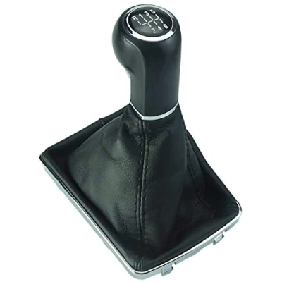 Abbildung von Do!LED Schaltknauf, Schaltmanschette und Rahmen im Chrom Look kompatibel für Opel Astra H 2004 2010 alle Modelle mit 6 Gang Schaltgetriebe
