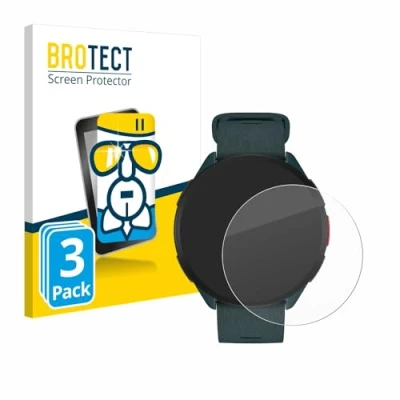 Abbildung von BROTECT Schutzglas für Polar Pacer (3 Stück) Schutzfolie Panzer Folie Glas [Extrem Kratzfest 9H, Anti Fingerprint, Ultra Transparent]