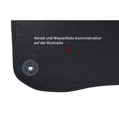 Abbildung von tuning art V215 P3 Winter Fußmatten passend für Seat Leon 3 5F 5 Türer ST Kombi 2012 2019 Gummirückseite