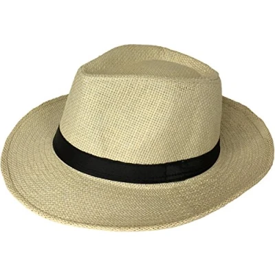Abbildung von Miobo Panamahut Mountain Stroh Bogarthut Strohhüte Sommerhut Beige 58