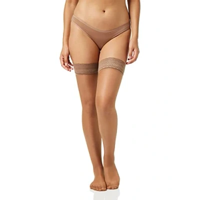 Abbildung von Dim Damen Strumpfband Up Beauty Sublim Glanzschleier x1 Gazelle L