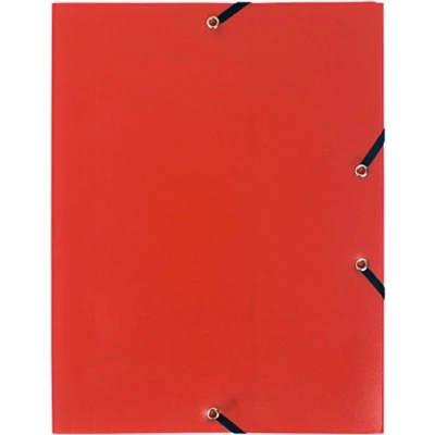 Abbildung von Exacompta Eckspannmappe A4 PP 400my rot