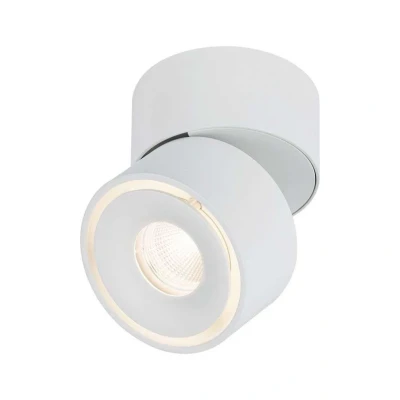 Abbildung von Paulmann 93373 LED Einbauleuchte Deckenleuchte Spircle 78mm incl. 1x8,0 W Warmweiß Weiß matt Aufbauleuchte Aluminium 3000 K