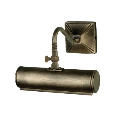 Abbildung von Elstead Lighting PL1 10 BLK GOLD Bilderleuchte Picture Light 1xE14 H:13,5 L:20 B:19