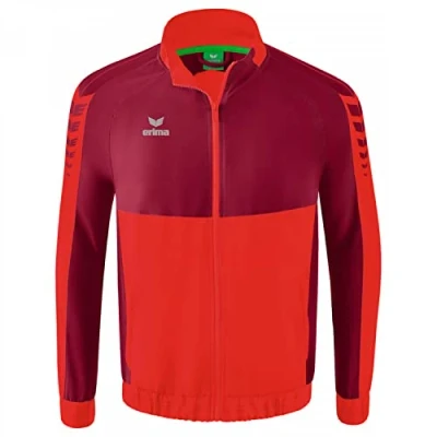 Abbildung von Erima Kinder Six Wings Präsentationsjacke, rot/bordeaux, 140