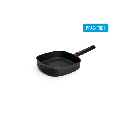Abbildung von WOLL Bratpfanne Viereckpfanne ECO Logic QXR (PFAS FREE), Aluminium (1 tlg., abnehmbarer Stielgriff), Spülmaschinengeeignet, Induktionsgeeignet