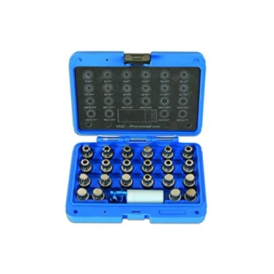 Abbildung von Laser 6275 Locking Wheel Nut Key Set 23pc for VAG