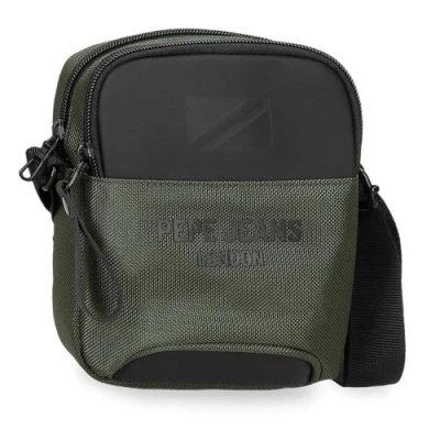 Abbildung von Pepe Jeans Bromley Kleine Umhängetasche Grün 12x16x3,5 cm Polyester, grün, Talla única,