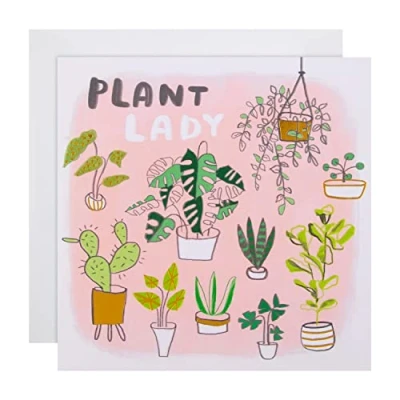 Abbildung von General Keep In Touch Karte von Hallmark Studio Ink &quot;Plant Lady&quot; Design
