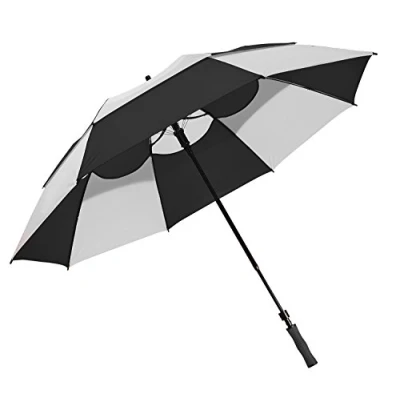 Abbildung von Bag Boy Wind Vent Golf Regenschirm, Schwarz/Weiß, 62 Zoll