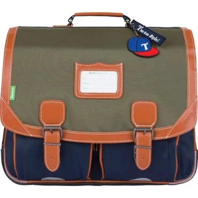 Abbildung von Tann&#039;s Schulranzen 41 cm Les Signatures axel Khaki/Blau, cm,
