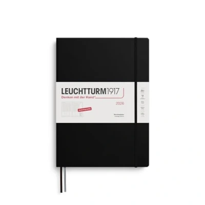 Abbildung von LEUCHTTURM1917 372571 Wochenplaner Master (A4+) 2026, 12 Monate, Schwarz, Deutsch
