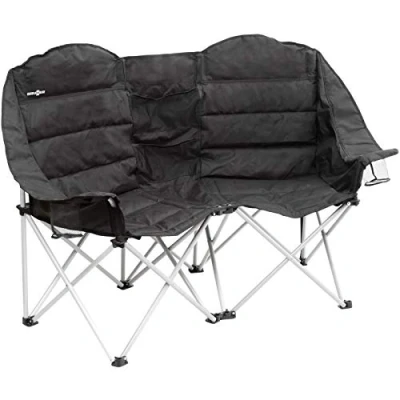 Abbildung von BRUNNER Campingstuhl Camping Falt Sofa Rendez vous, Doppel Lounge Klapp Stuhl Garten Couch
