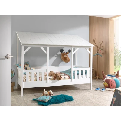 Abbildung von Vipack Kinderbett, (Made in Europe), Hausbett wahlweise mit Bettschublade
