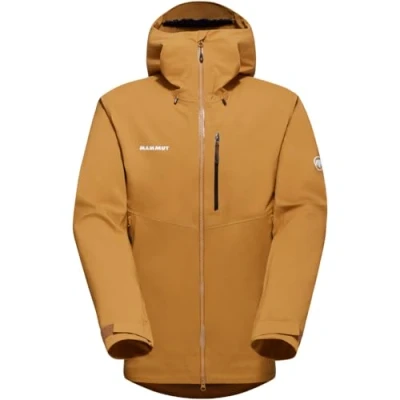Abbildung von Mammut Herren Hardshelljacke, aus der Serie Alto Guide, S, Orange, Kapuzenjacke, Funktionsjacke, DRYtechnology 3L