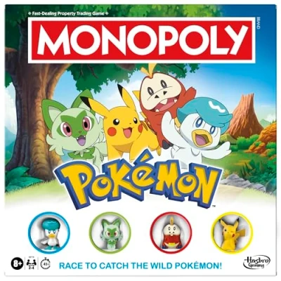 Abbildung von Monopoly Pokémon Edition Brettspiel Englische Version