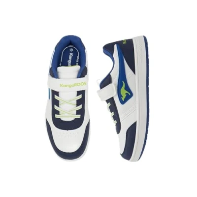 Abbildung von KangaROOS Jungen K ca Shaggy Ev Sneaker, Dk Navy Lime, 36 EU
