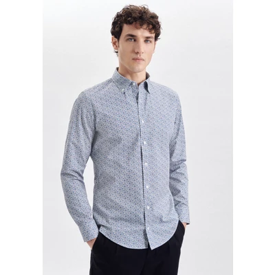 Abbildung von seidensticker Businesshemd &quot;X Slim&quot;, X Slim Langarm Button Down Kragen Druck