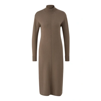 Abbildung von comma Strickkleid, Damen, Größe: 40, Cognac