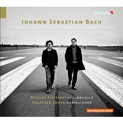 Abbildung von Johann Sebastian Bach: 3 Sonaten für Viola da Gamba &amp; Cembalo BWV 1027 1029