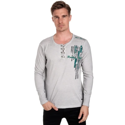 Abbildung von Rusty Neal Langarmshirt, Herren, Größe: Small, Grau