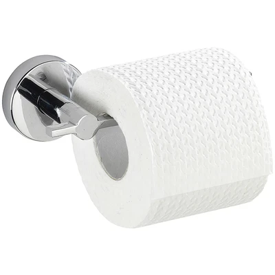 Abbildung von WENKO Toilettenpapierhalter &quot;Vacuum Loc Modell Capri&quot;, aus Zinkdruckguss, Befestigen ohne Bohren