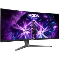 Abbildung von AOC Agon PRO AG346UCD 34 Zoll WQHD OLED Curved Gaming Monitor, 175 Hz, 0.03 ms, FreeSync Premium Pro, G Sync comp., HDR400 (3440x1440, 2X HDMI, DisplayPort, USB Hub) schwarz