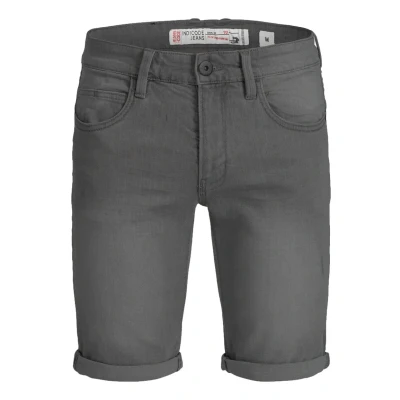 Abbildung von Indicode Jeans CUBA Caden Shorts, Herren, Größe: Small, Dark grey