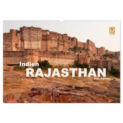 Abbildung von Indien Rajasthan (Wandkalender 2025 DIN A2 quer), CALVENDO Monatskalender