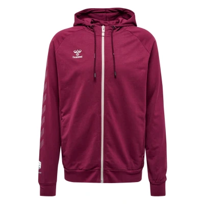 Abbildung von Hummel Hmlmove GRID Sweatjacke, Herren, Größe: XXL, Grape wine