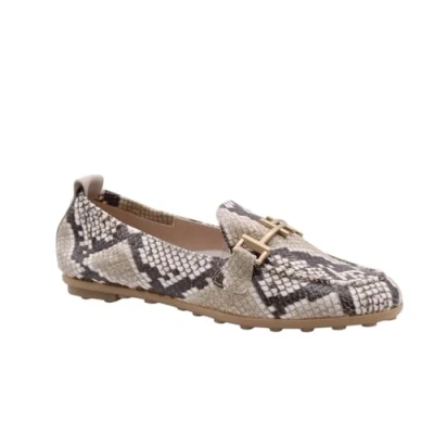 Abbildung von Hispanitas Mokassin, Damen, Größe: 40, Snake taupe Schuhe