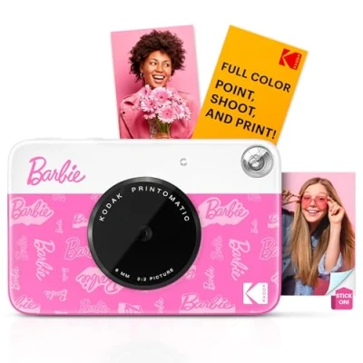 Abbildung von Barbie x Kodak Printomatic Digitale Kamera 5MP Tragbare Drucken Bunte 2x3 Selbstklebende Fotos Signaturstil
