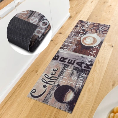 Abbildung von HANSE Home Küchenläufer Enjoy Coffee Break, rechteckig, Höhe: 3 mm, Läufer, Rutschfest, Küchenteppich, Küche, Teppich, Pflegeleicht
