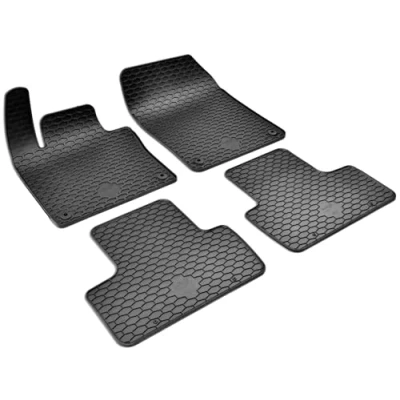 Abbildung von WALSER RubberLine 50839 Fußmattensatz Gummi vorne und hinten 4 schwarz VOLVO: XC60 II