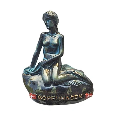 Abbildung von Meerjungfrau Dänemark 3D Kühlschrankmagnet Reiseaufkleber Souvenirs Home &amp; Kitchen Dekoration aus China