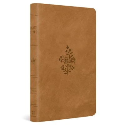 Abbildung von Holy Bible: English Standard Version, Nubuck Caramel, Trutone, Wildflower Design, Premium Gift Bible
