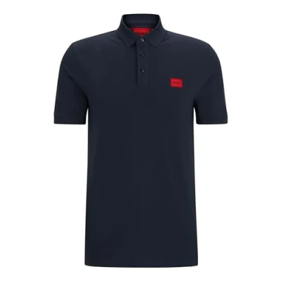 Abbildung von HUGO Dereso Poloshirt, Herren, Größe: Large, Dark blue