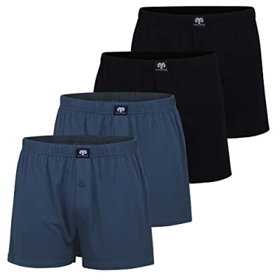 Abbildung von Ceceba 4PACK Boxershorts, Herren, Größe: XXL, Schwarz /blau