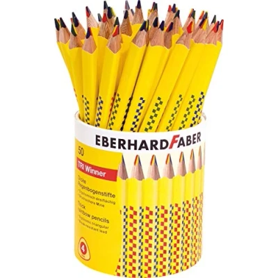 Abbildung von Eberhard Faber Buntstift Tri Winner Regenbogen mehrfarbig VE=50 Stück
