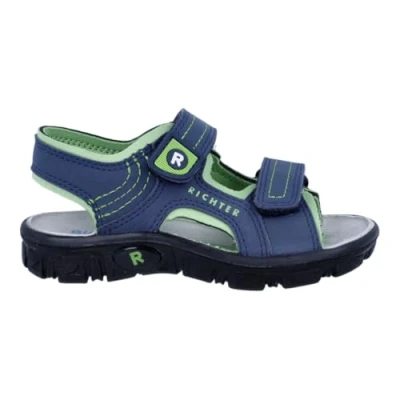 Abbildung von Richter Sandale, Sommerschuh, Klettschuh, Sandalette, mit weichem Lederfußbett