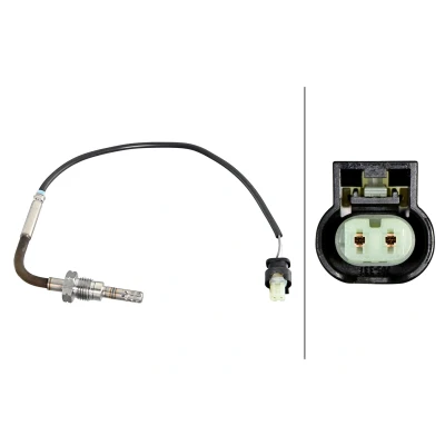 Abbildung von HELLA 6PT 358 226 131 Sensor, Abgastemperatur MERCEDES BENZ: E Klasse Limousine, ML Klasse, S Limousine