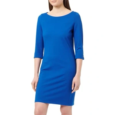Abbildung von comma Jerseykleid, Damen, Größe: 40, Royalblau